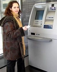Cajero automatico ATM en Rusia