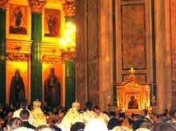 Christmas Mass at the St. Issac Cathedral